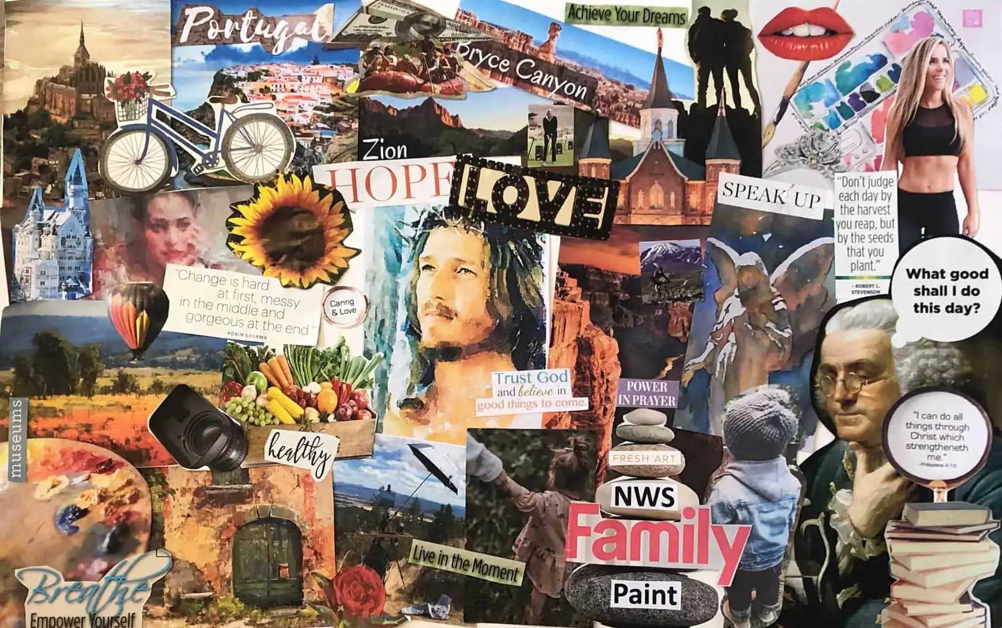Cindy Briggs' Vision Board