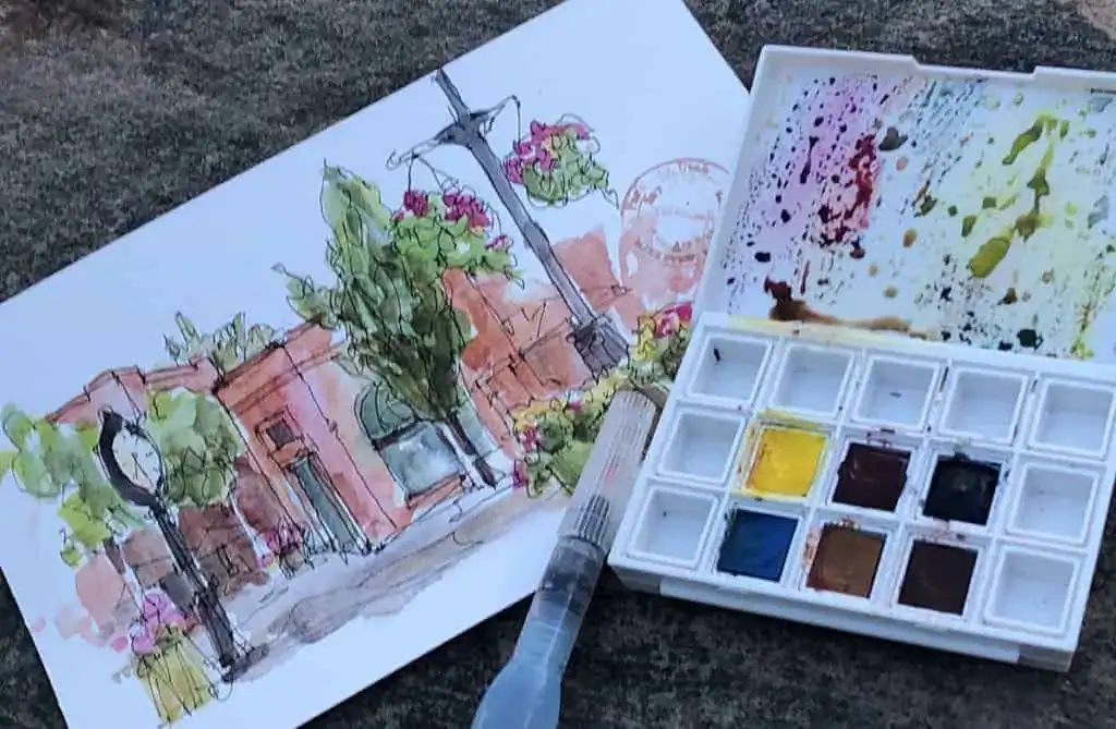 Simple Watercolor Painting