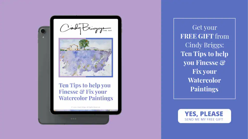 Ten Tips to help you Finesse Fix your Watercolor Paintings 01