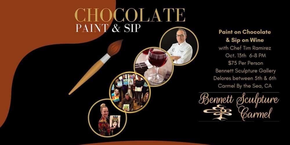 Cindy learns how to paint on chocolate with edible food paints