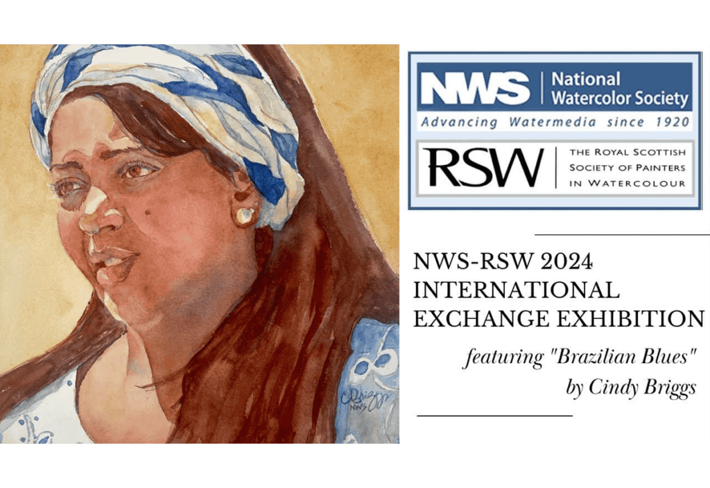 NWS RSW 2024 International Exchange Exhibition, watercolor art by Cindy Briggs