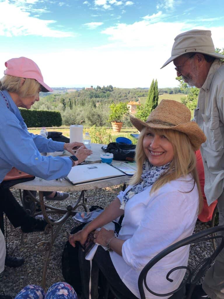 Cindy Plein Air Tip Be Comfortable
