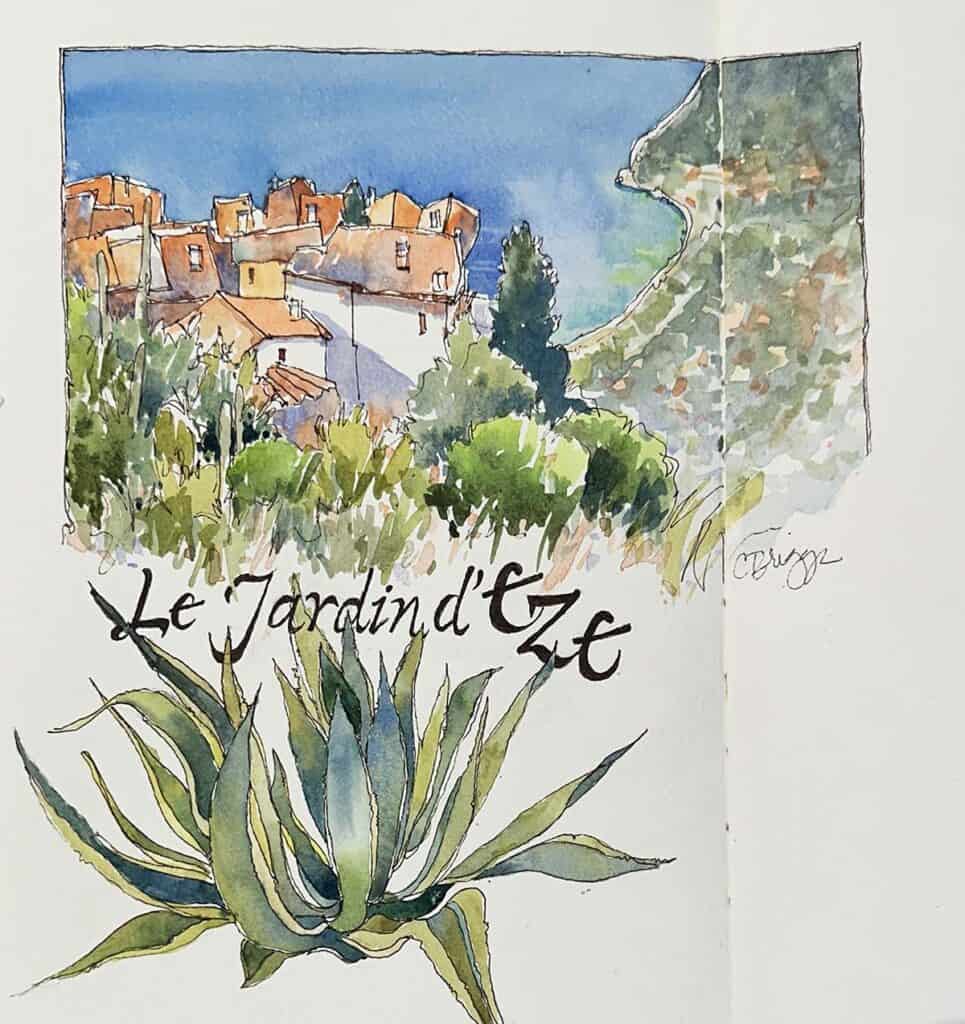 Riviera View from Eze Village, France