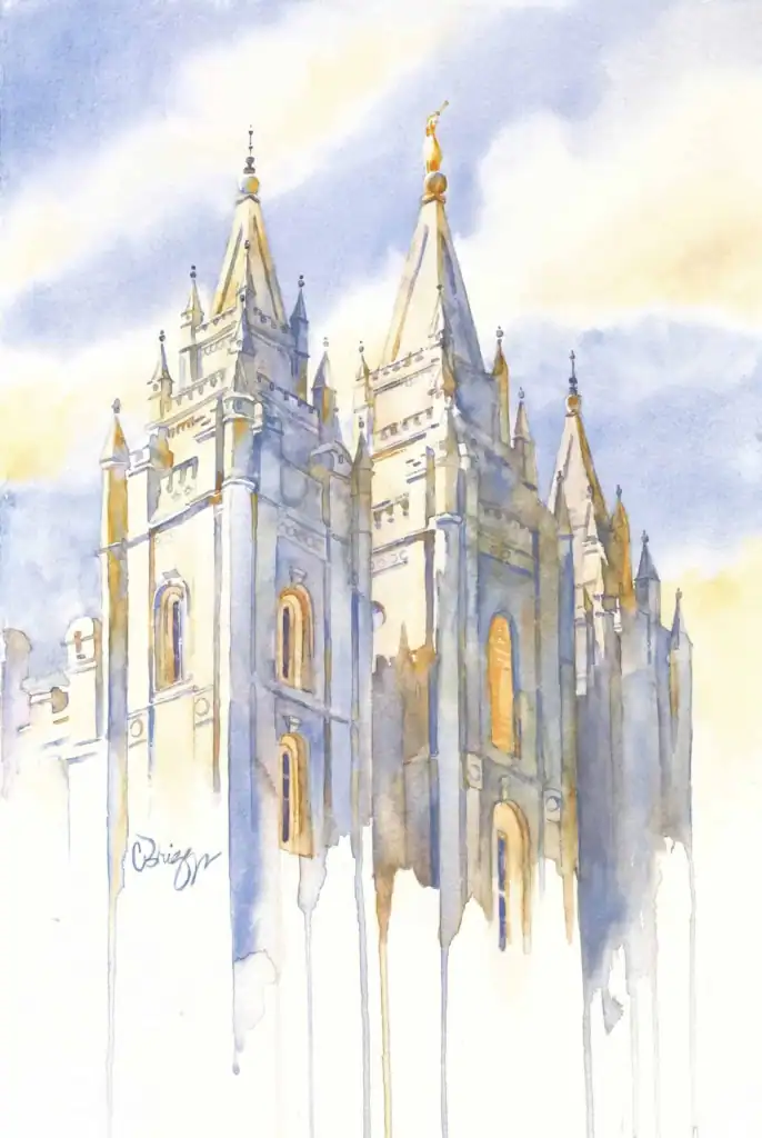 Eternal Promises, watercolor art by Cindy Briggs