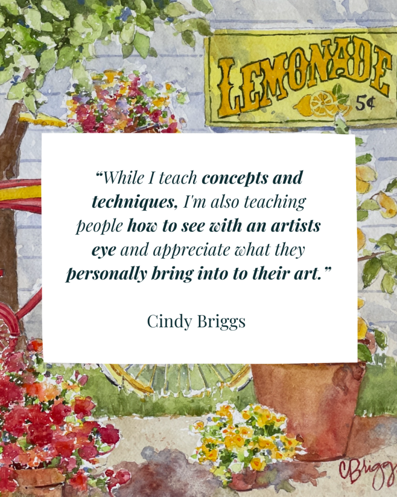 Cindy Briggs Art Watercolor Painting