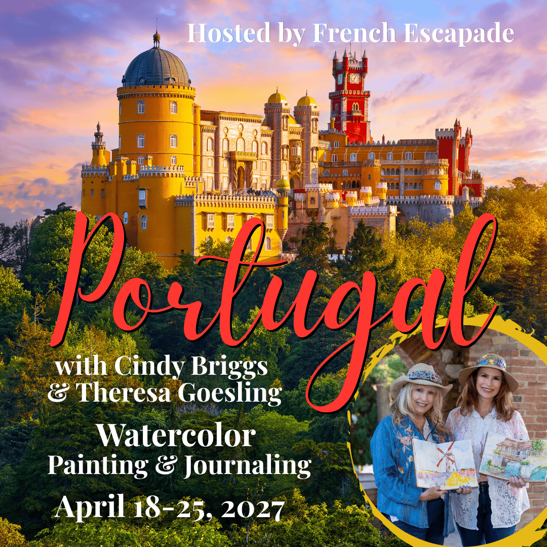Update Portugal, watercolor art by Cindy Briggs