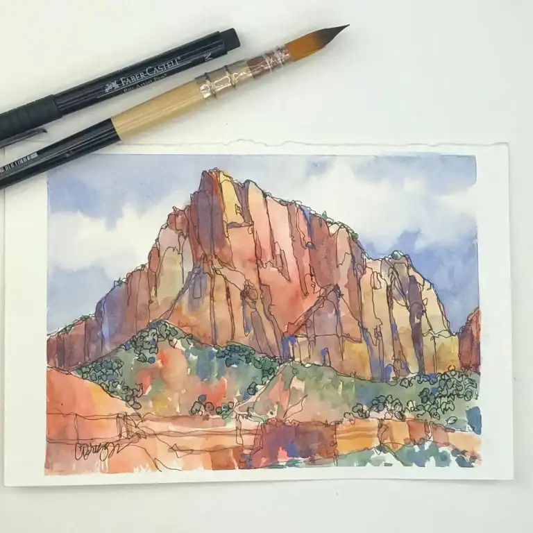Cbriggs Zion Quick Sketch Watercolor 6 X
