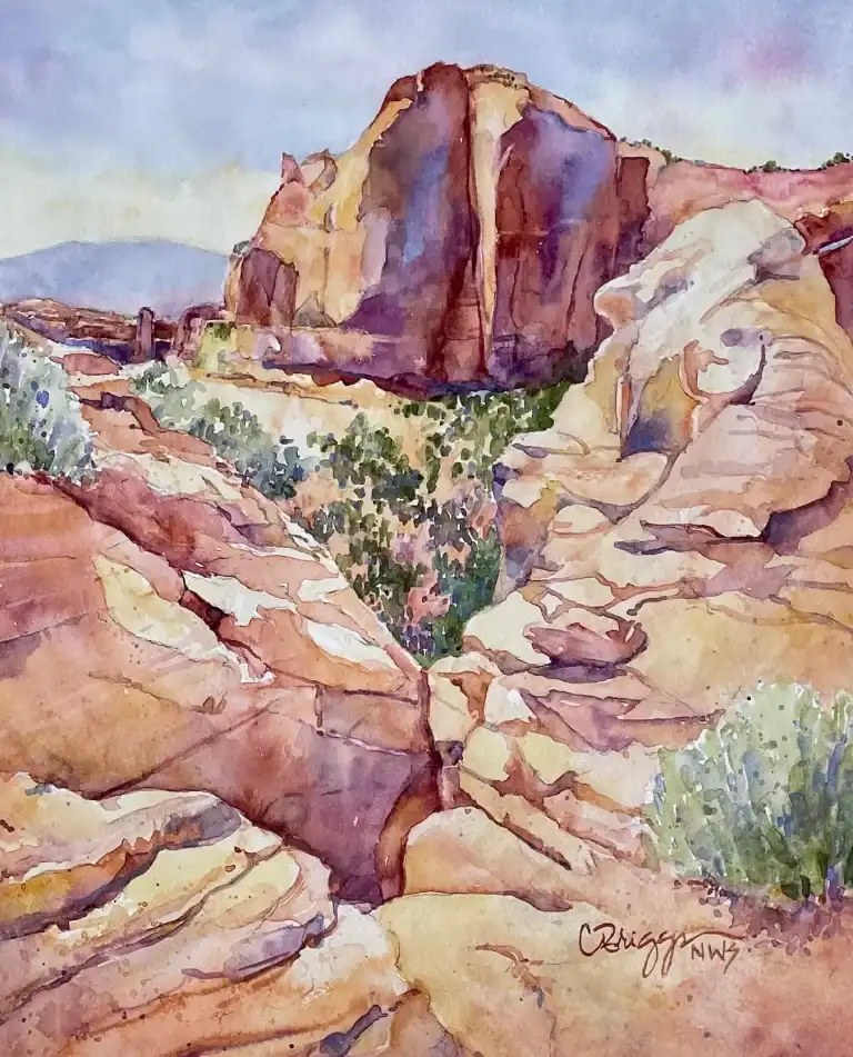 Canyonlands Utah 12 X 9 Watercolor