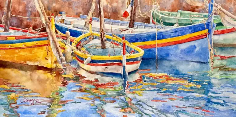 Coulliour Couleurs 12 X 24 Master Painting W Frame