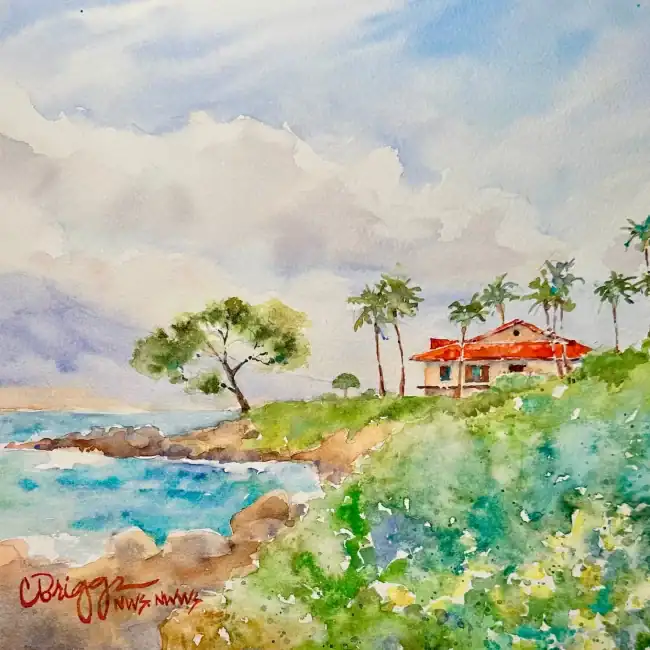Maui Watercolors 8 X 8 Mat