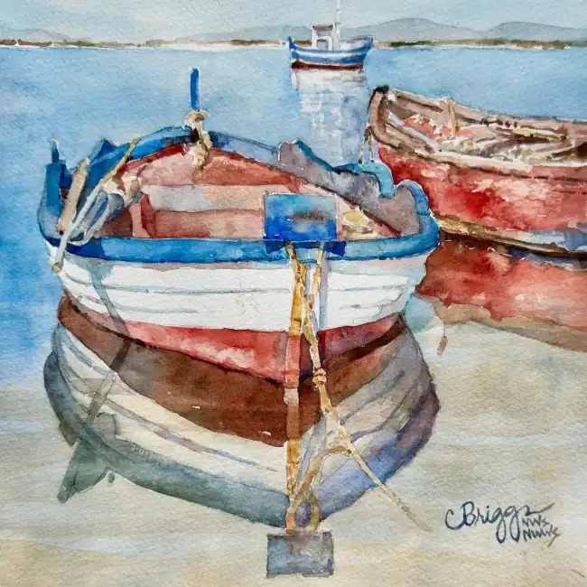 Sicilian Trio 9 X 12 700 Watercolor Plus Mat