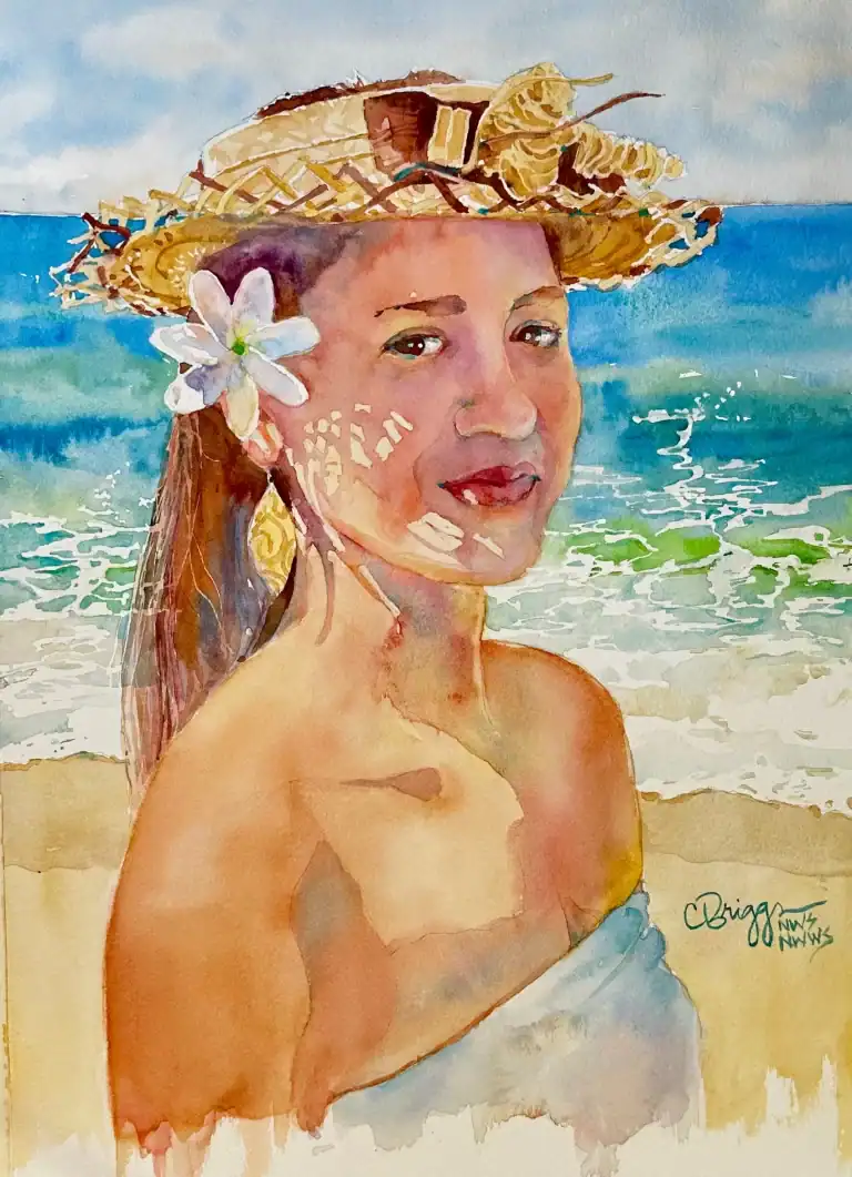 The Spirit of Aloha 14 X 10 Watercolor