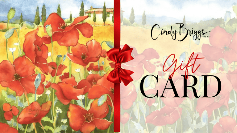 CB Gift Card Online Programs Cindy Briggs Art Watercolor Painting
